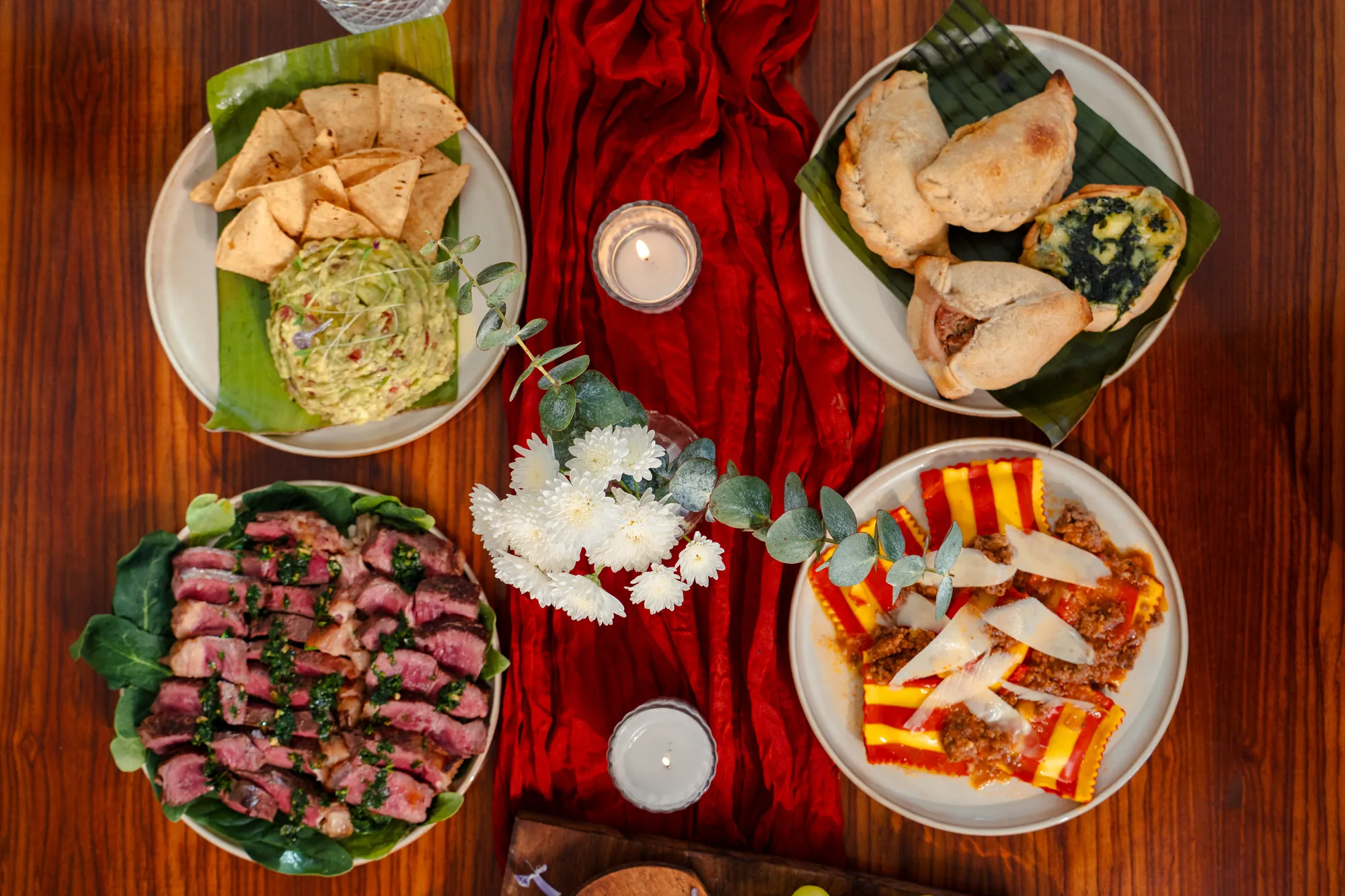 Table spread overhead