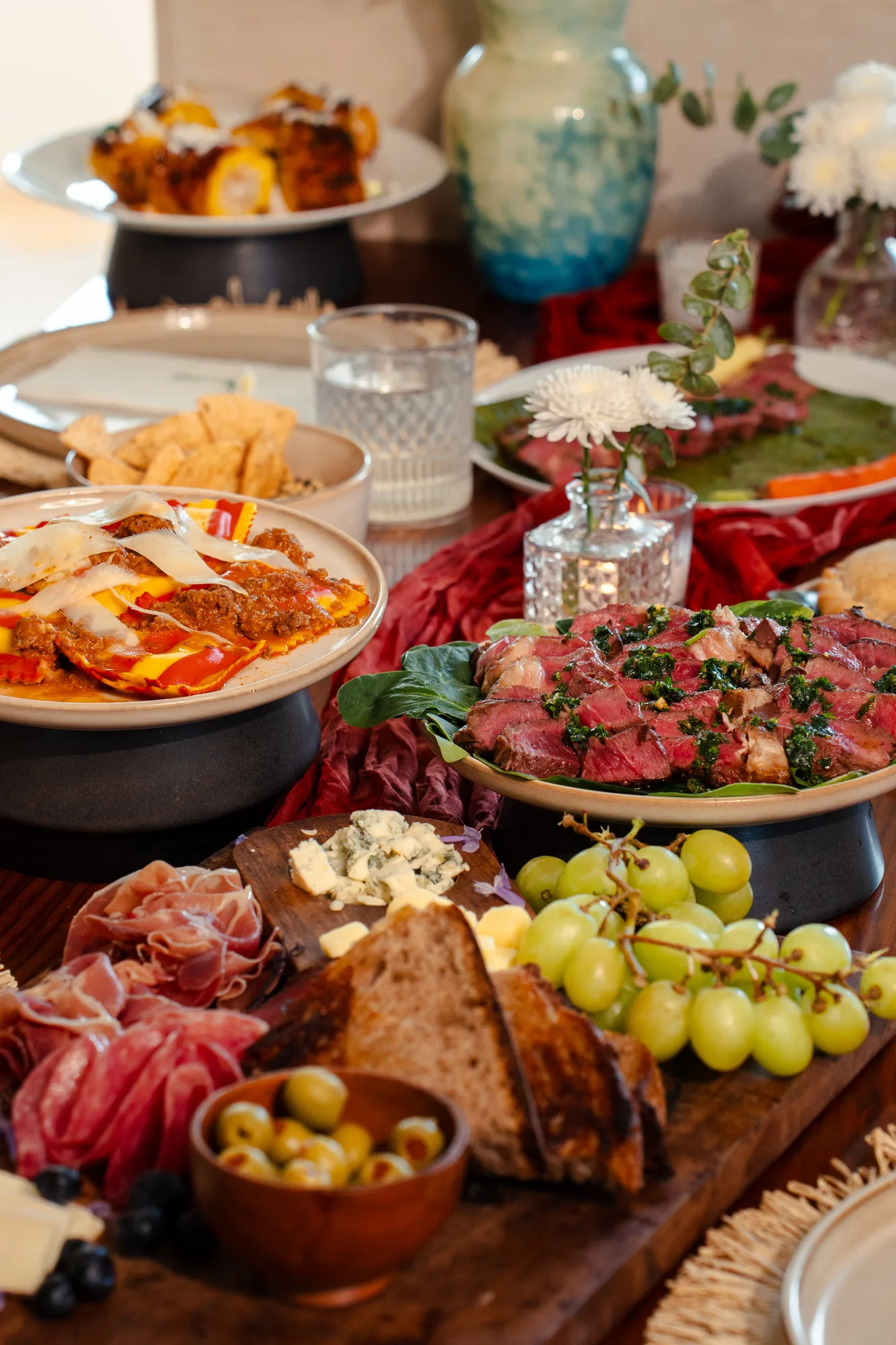 Full table spread